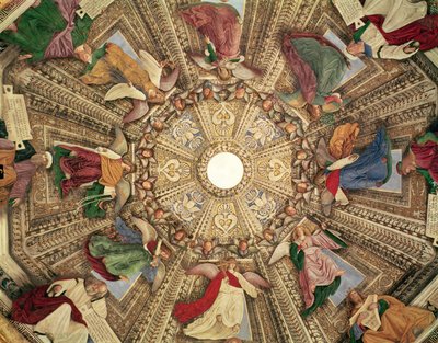 Profeti e Angeli che Tengono gli Strumenti della Passione di Cristo, dalla Cupola della Sacrestia di San Marco da Melozzo da Forli